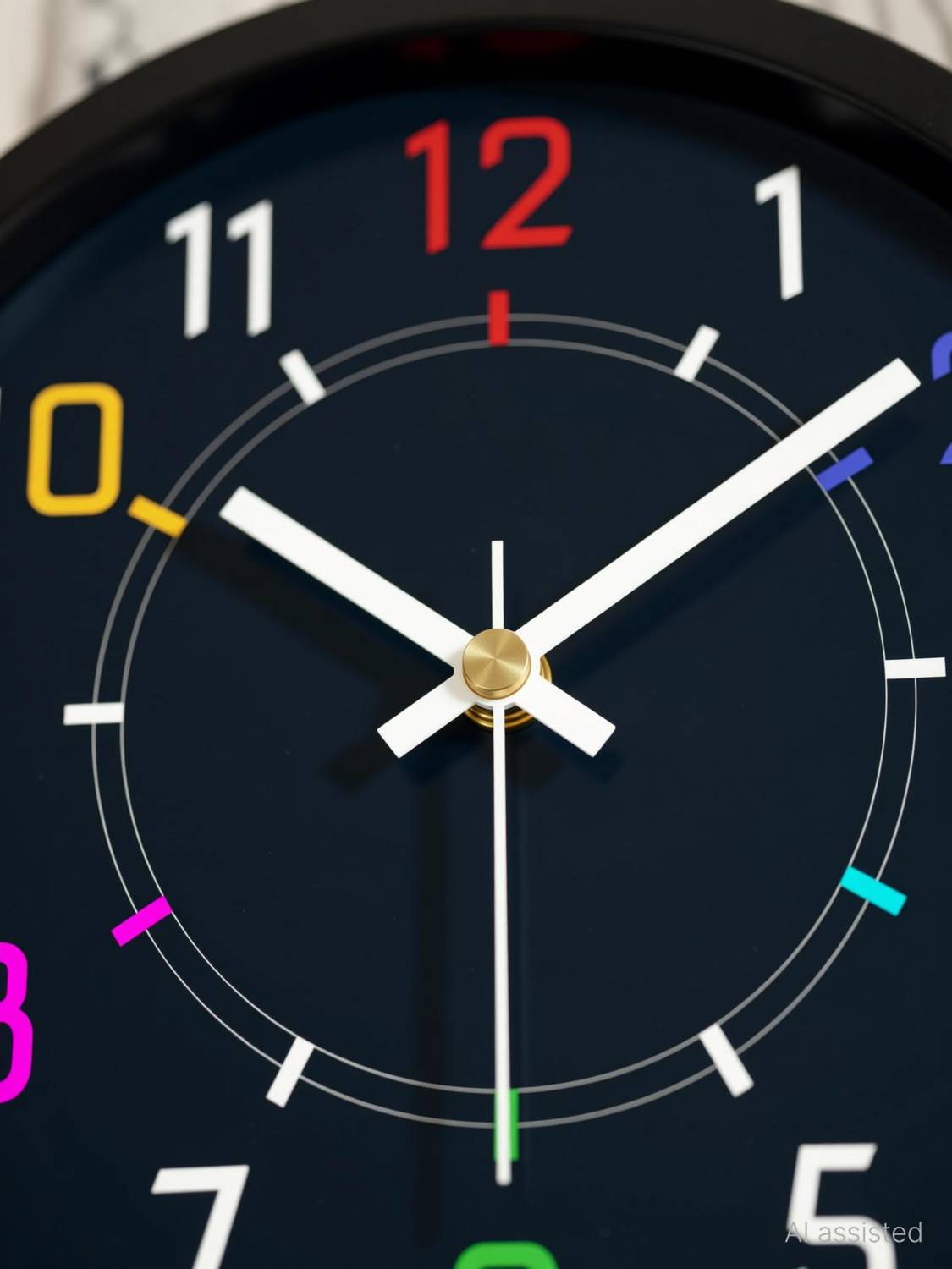 Analog 25 cm X 25 cm Wall Clock - Image 2