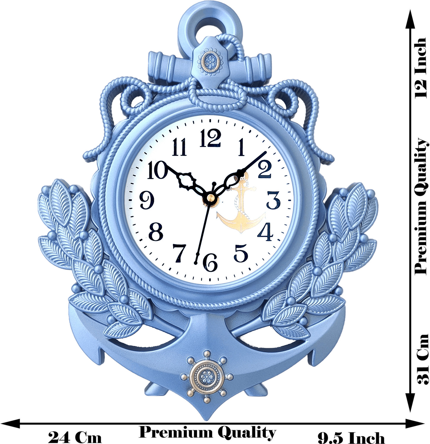 Image of Santu Analog 31 cm X 24 cm Wall Clock