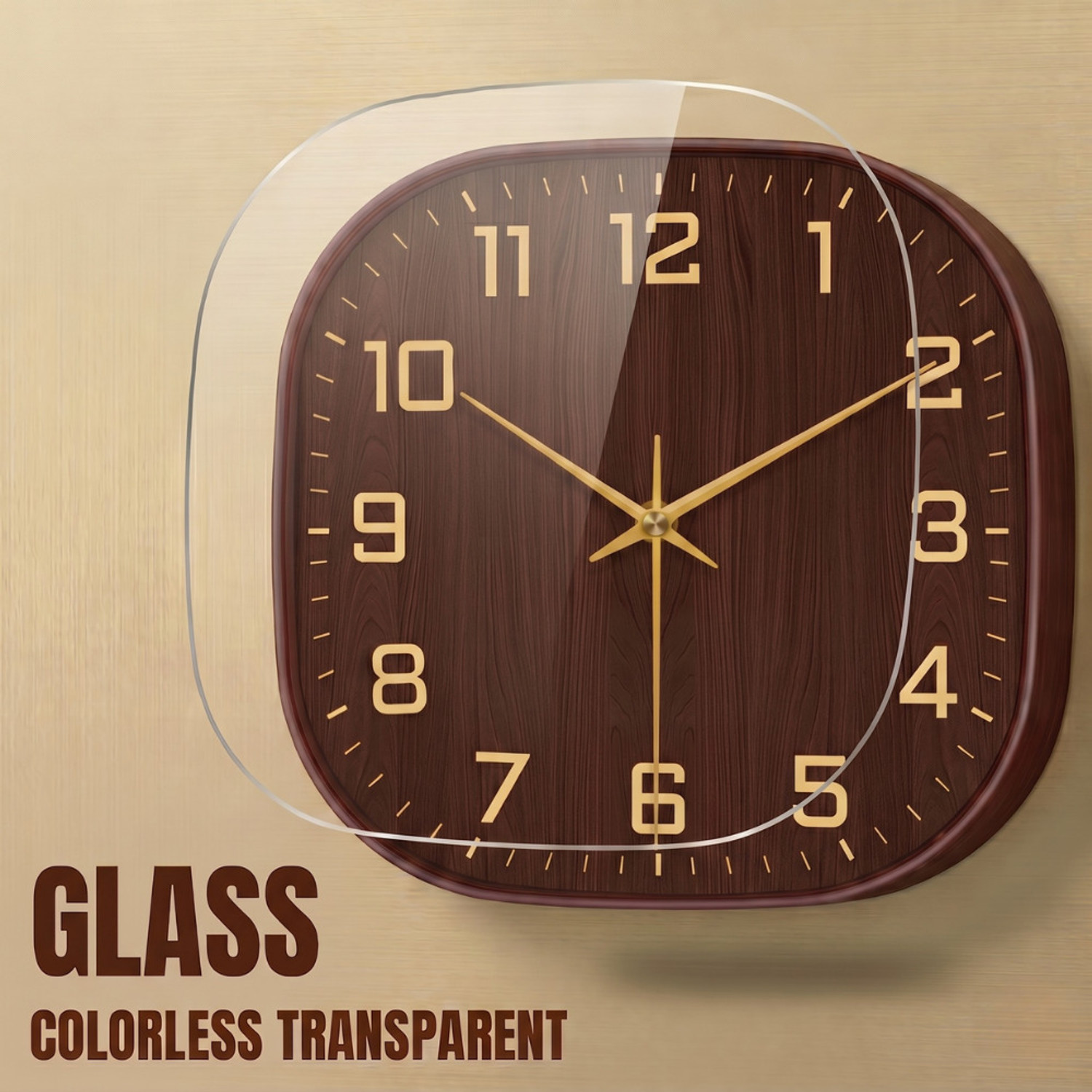 Image of GINOYABROTHERS Analog 30 cm X 30 cm Wall Clock