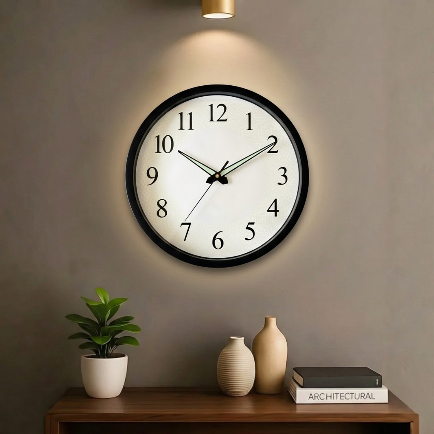 Image of Zyoraelite Analog 30 cm X 30 cm Wall Clock