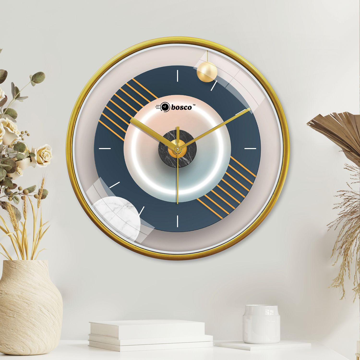 Image of BOSCO Analog 30 cm X 30 cm Wall Clock