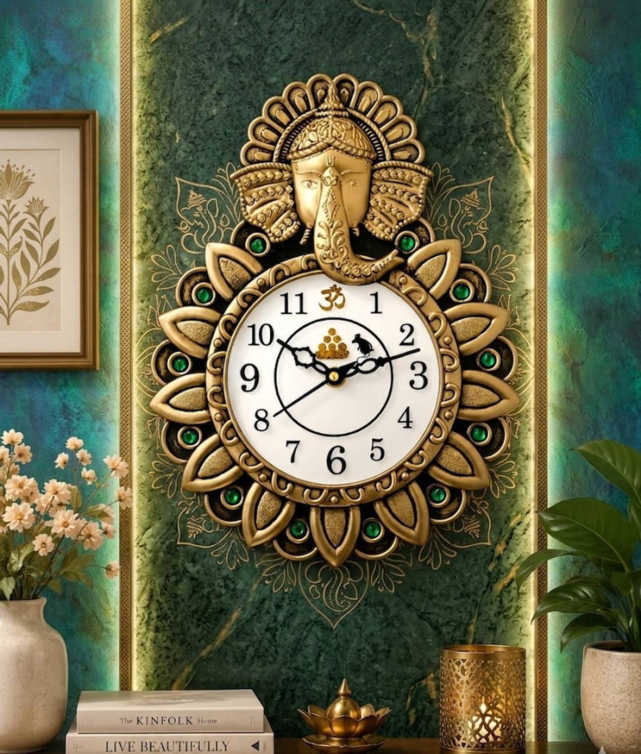 AVS MART Analog 29 cm X 22 cm Wall Clock