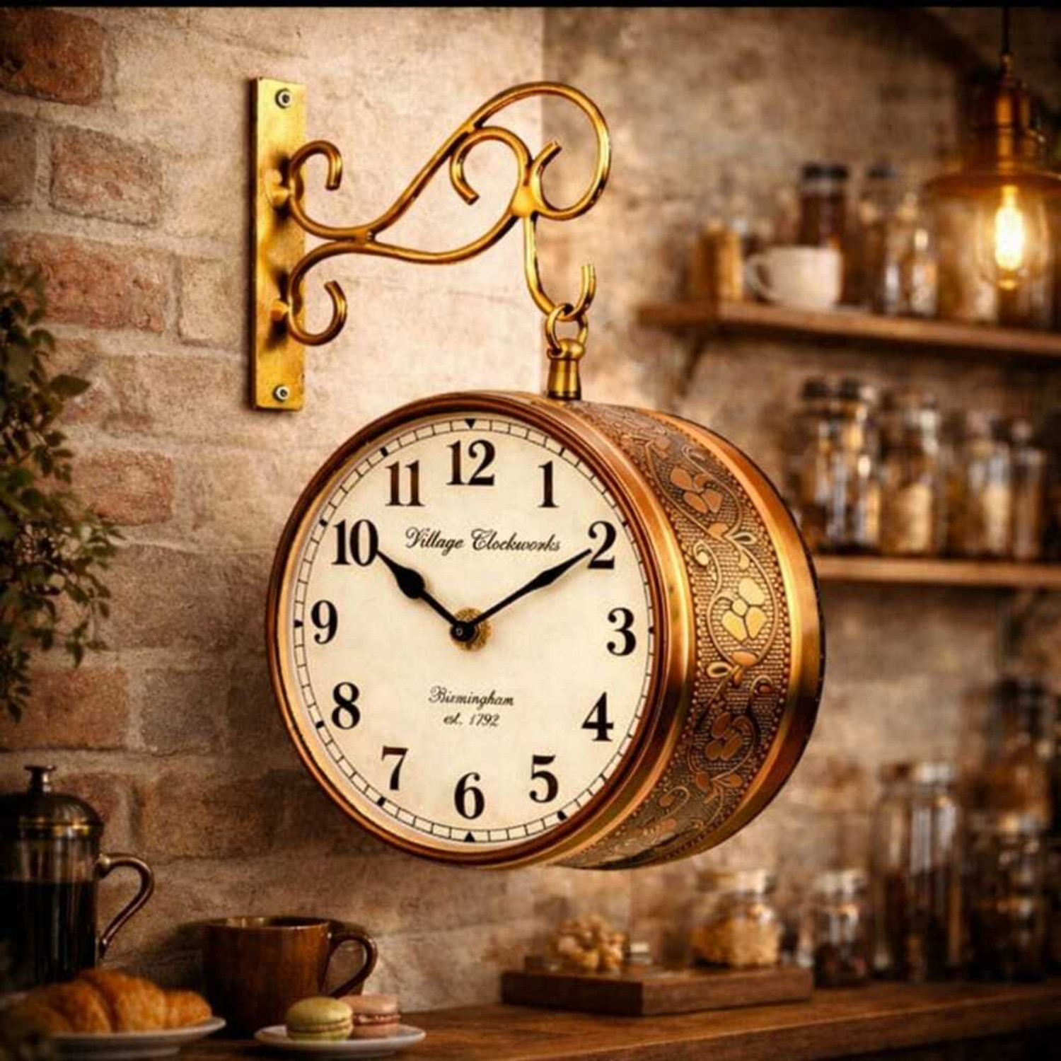 Image of VARAART Analog 20 cm X 20 cm Wall Clock
