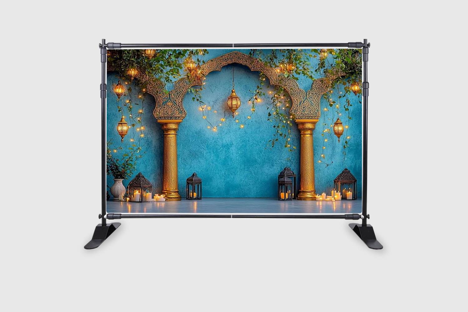 Backdropon Doorway Arch Photography Design Printed Fabric Backdrop(5Ft Height & 8 Ft width)