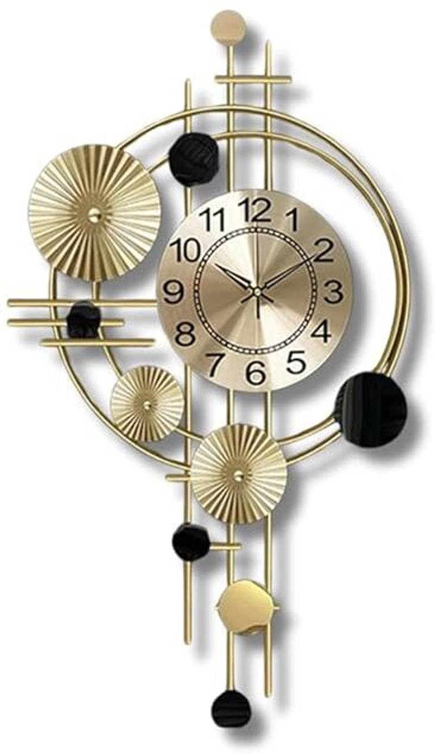 Crafty Metal Wall Hanging Floral Clock - Image 3