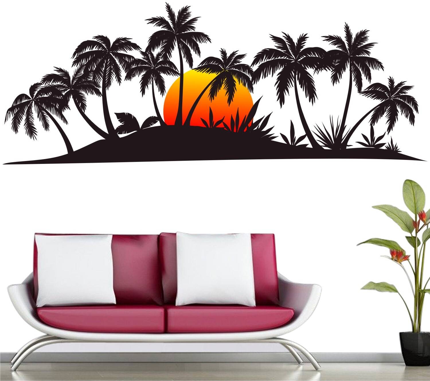 sun-rise-beach-coconut-tree-