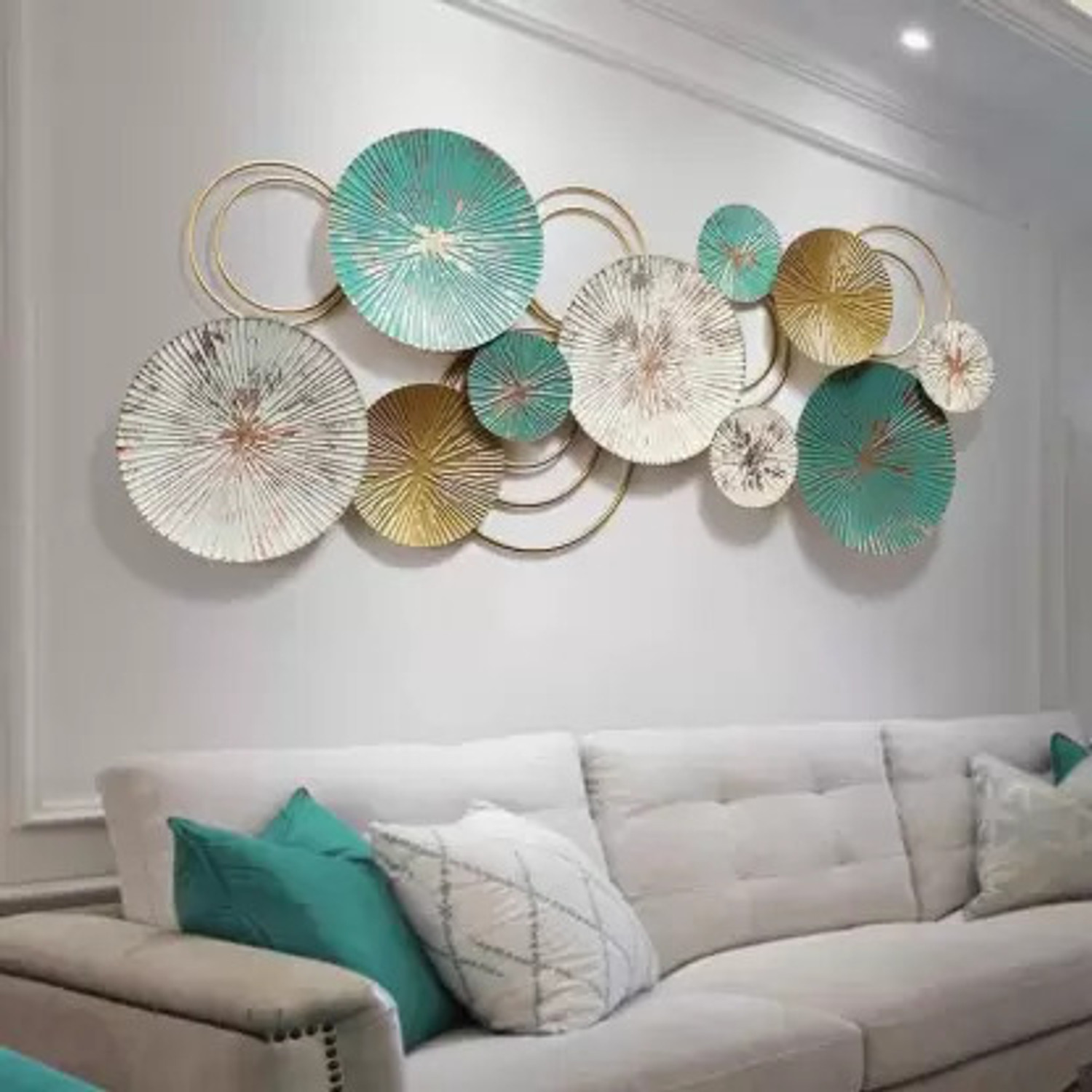 Image of G N Impex Wall Decor Metal Wall Art for Living Room Decoration