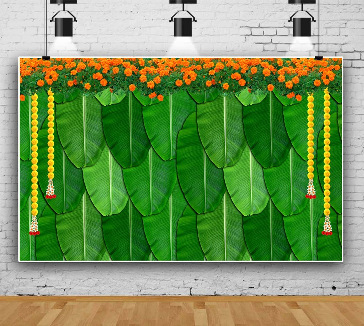 Blimp Gujarat banana backdrop decoration cloth for wall background backdrop for photography