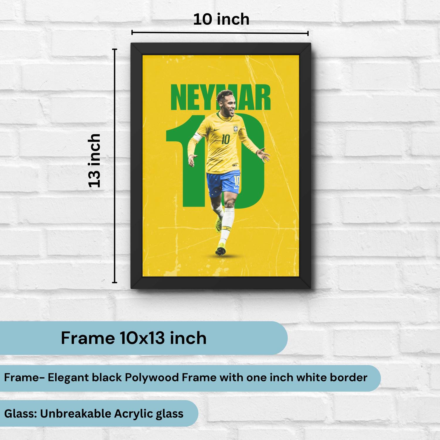 Good Hope Neymar Framed Football Poster - Image 2