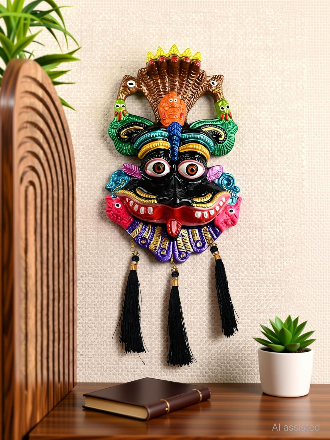 Image of Chhariya Crafts Metal Feng Shui Vastu Showpiece Nazar Battu For Home And Office