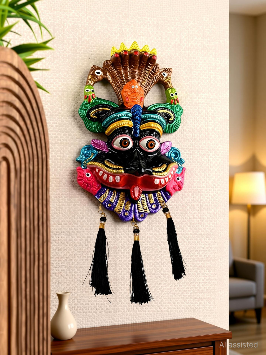 Image of Chhariya Crafts Metal Feng Shui Vastu Showpiece Nazar Battu For Home And Office
