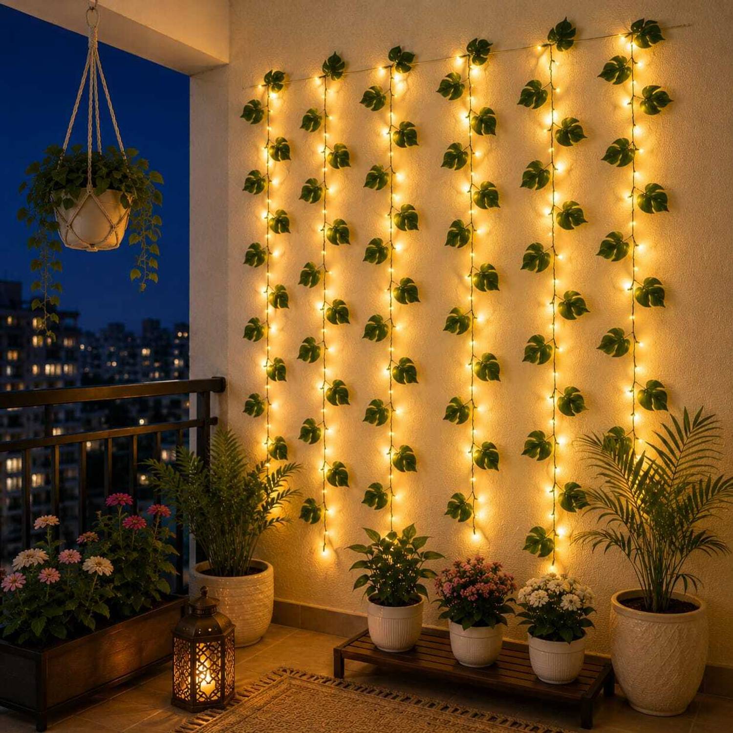 DD Enterprises Aesthetic Room Decor Kit with Vines & Fairy Lights, - Image 1