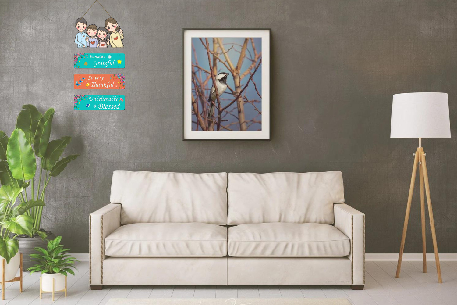 Image of CW Crafts World Stylish Wooden Printed Wall Hanging| Wall Hanging For home Decor, Living Room|