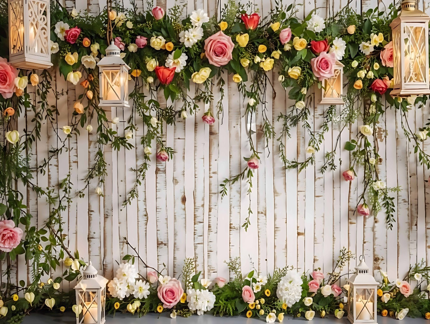 KUSH Flower Decoration Print walpaper