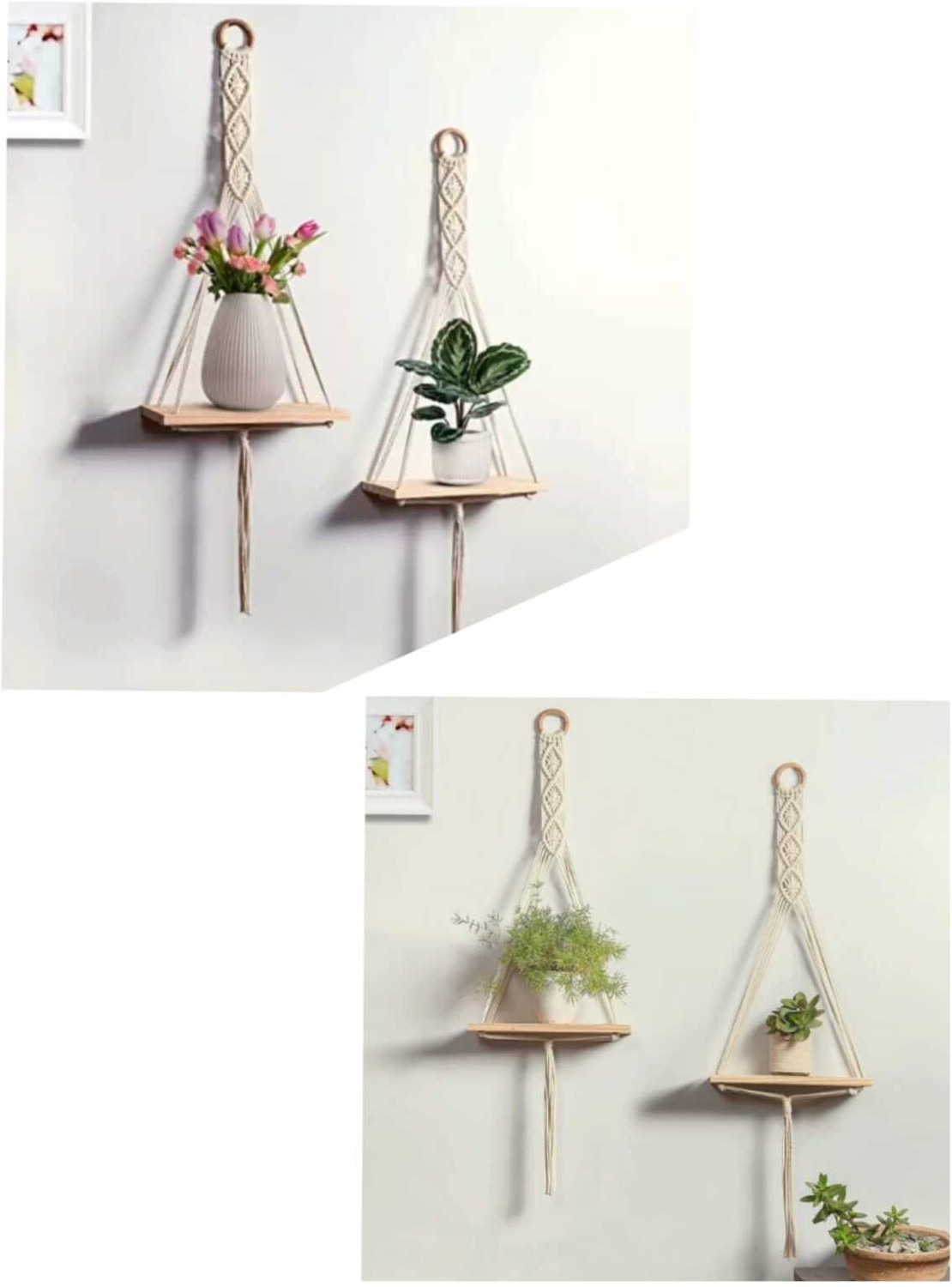 Image of JANAKI SHOP Wooden Wall Shelf