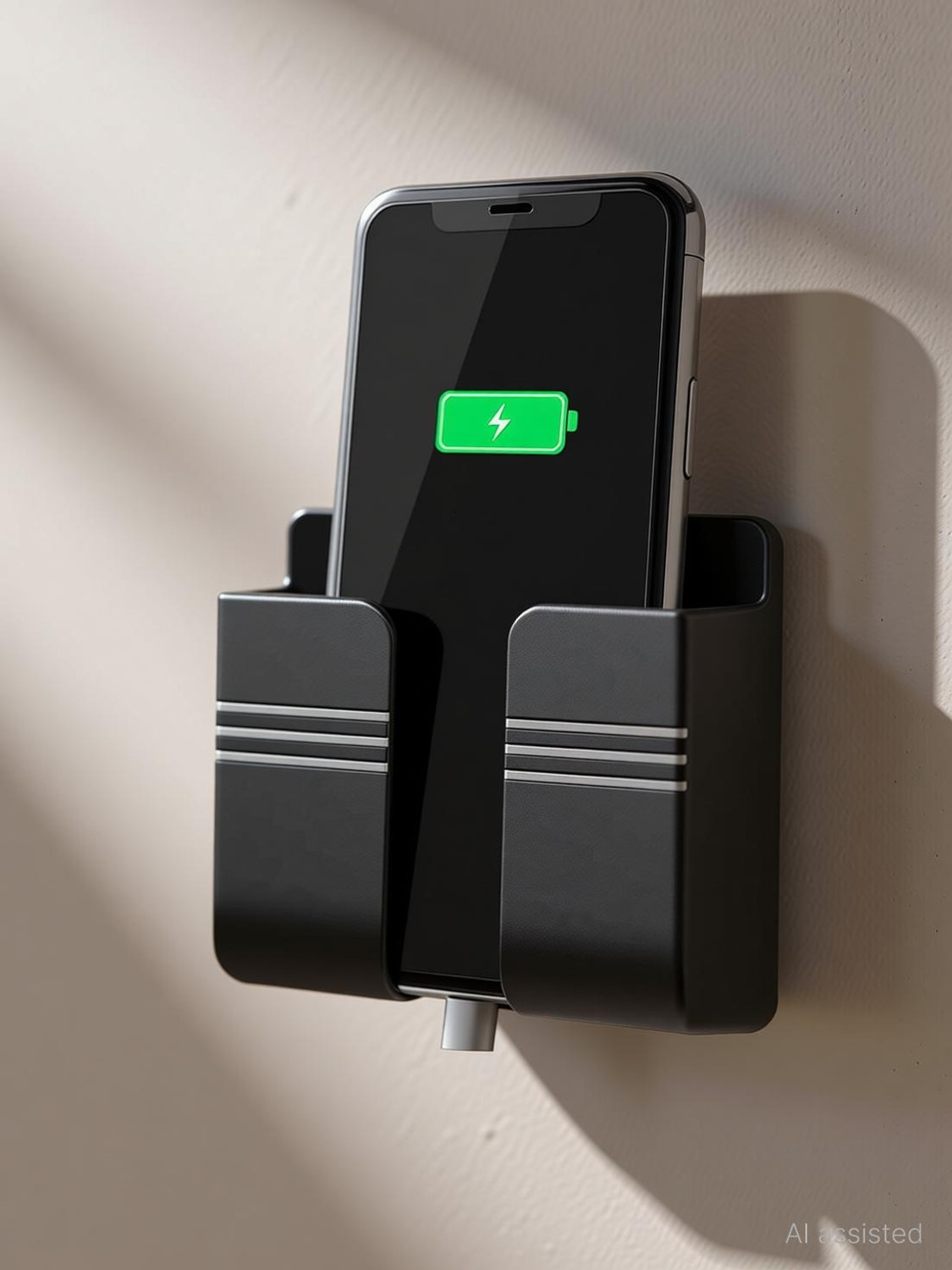 Image of Brazilian Wall Mounted Stand Mobile Mobile Wall Mount for charging (pack of 5pcs)