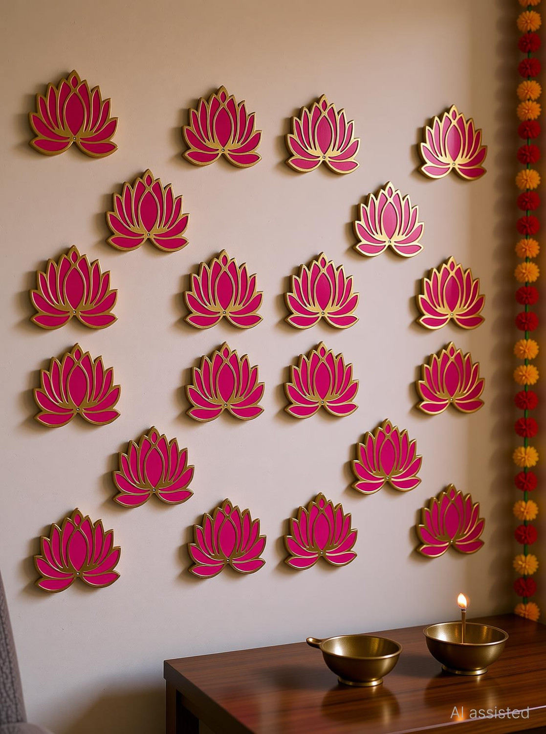 NAWEMA Door wall hanging diwali decoration item for home main get. Pack of -2 Pack of 20