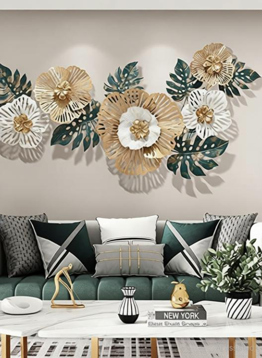 Image of UniqueDecor GREEN LEAF