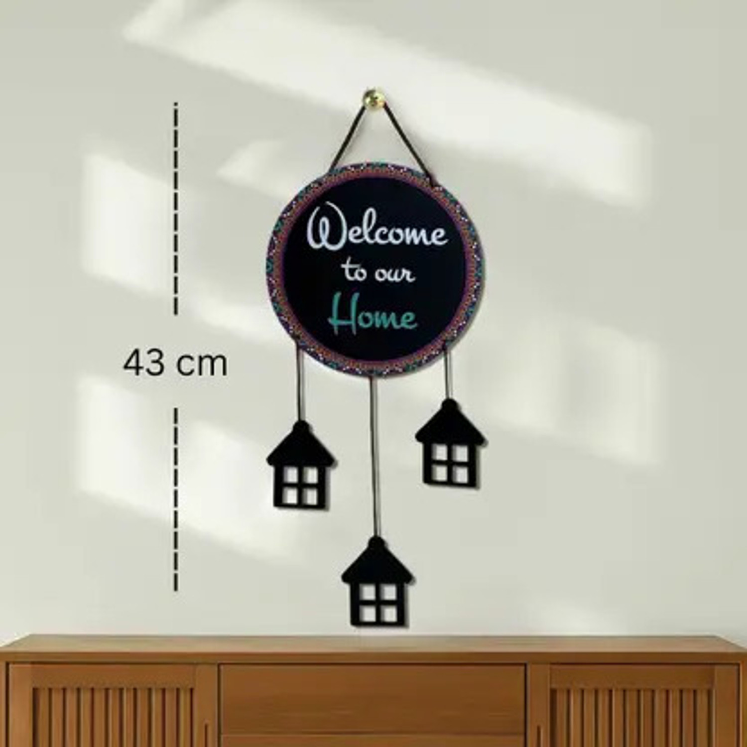 Image of Shivmaan Art Wall Hanging for Home Decor- Handcrafted Welcome To Home Wall Art for House