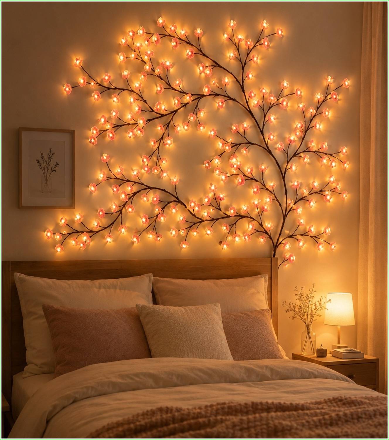 SKYBUCKET LED Cherry Blossom Wall Decor Light - Image 1