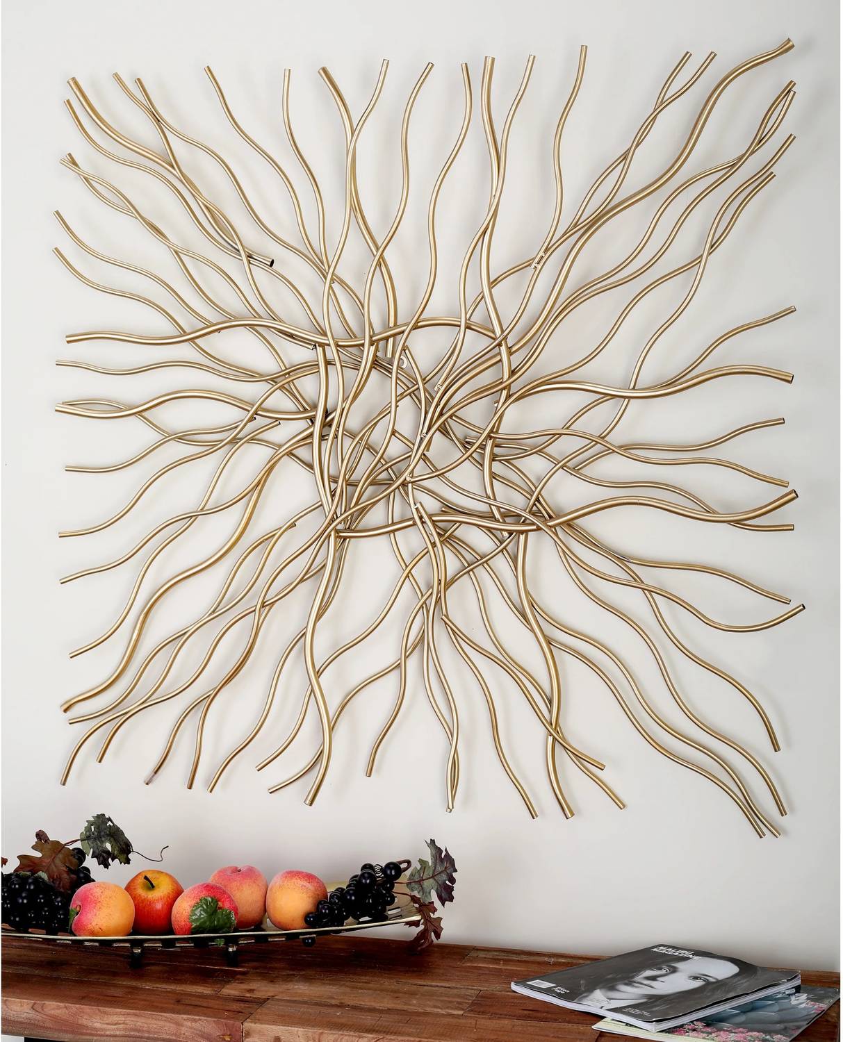 Metalmastery Dynamic Wirework Wall Art (24 inch X 24 inch, Design