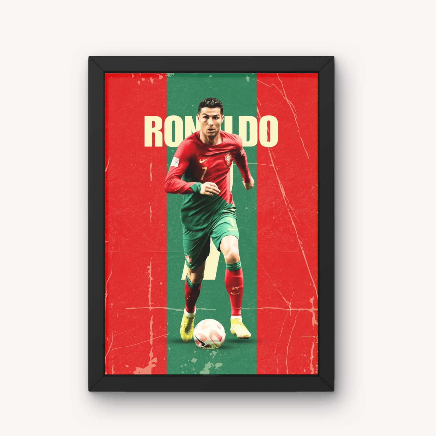 Image of Good Hope Football Player Cristiano Ronaldo Framed Poster Artwork