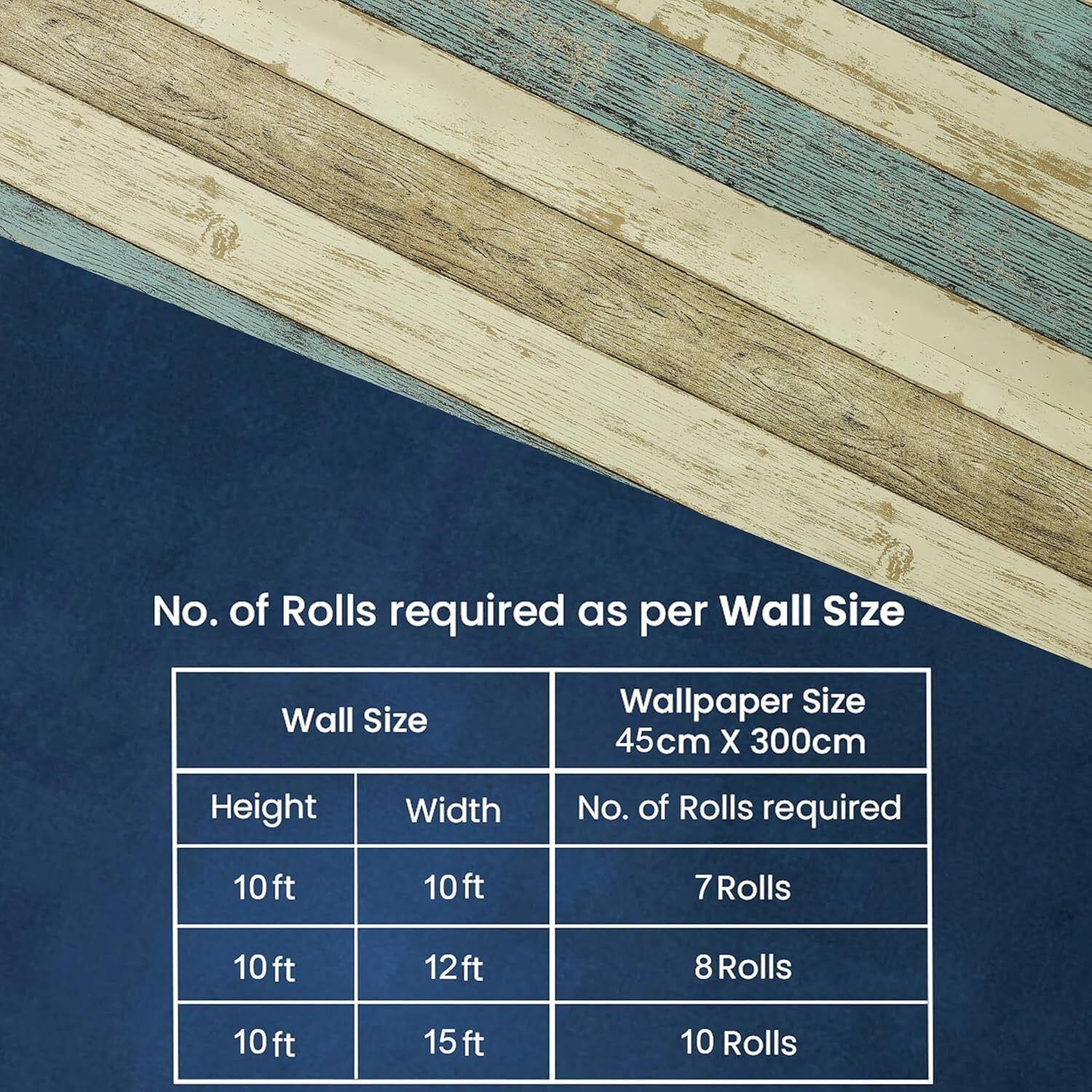 Image of HOMEMATES 304.8 cm x 45 cm Waterproof Nature Vinyl Wallpaper