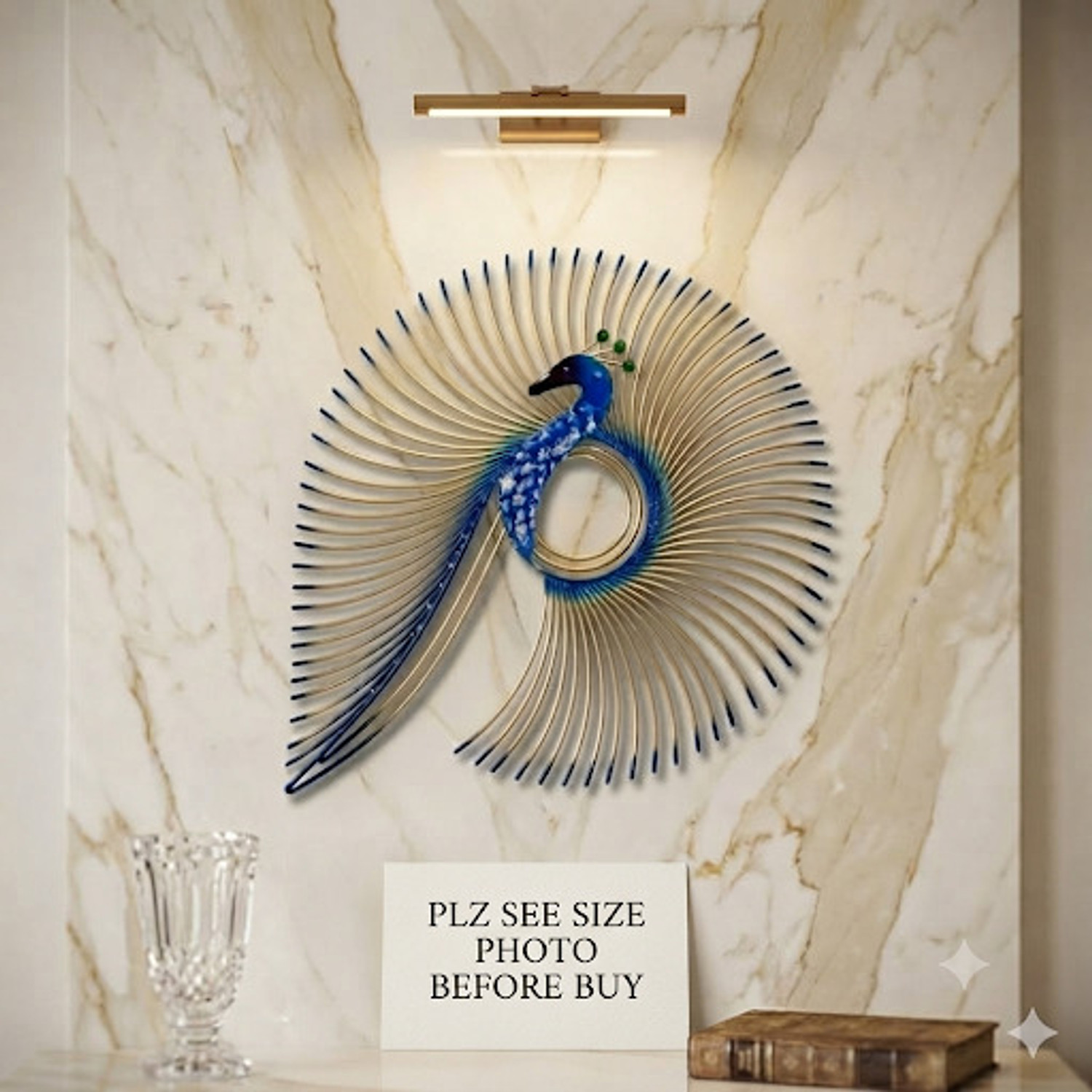 MYEnterprises Peacock wall decoration