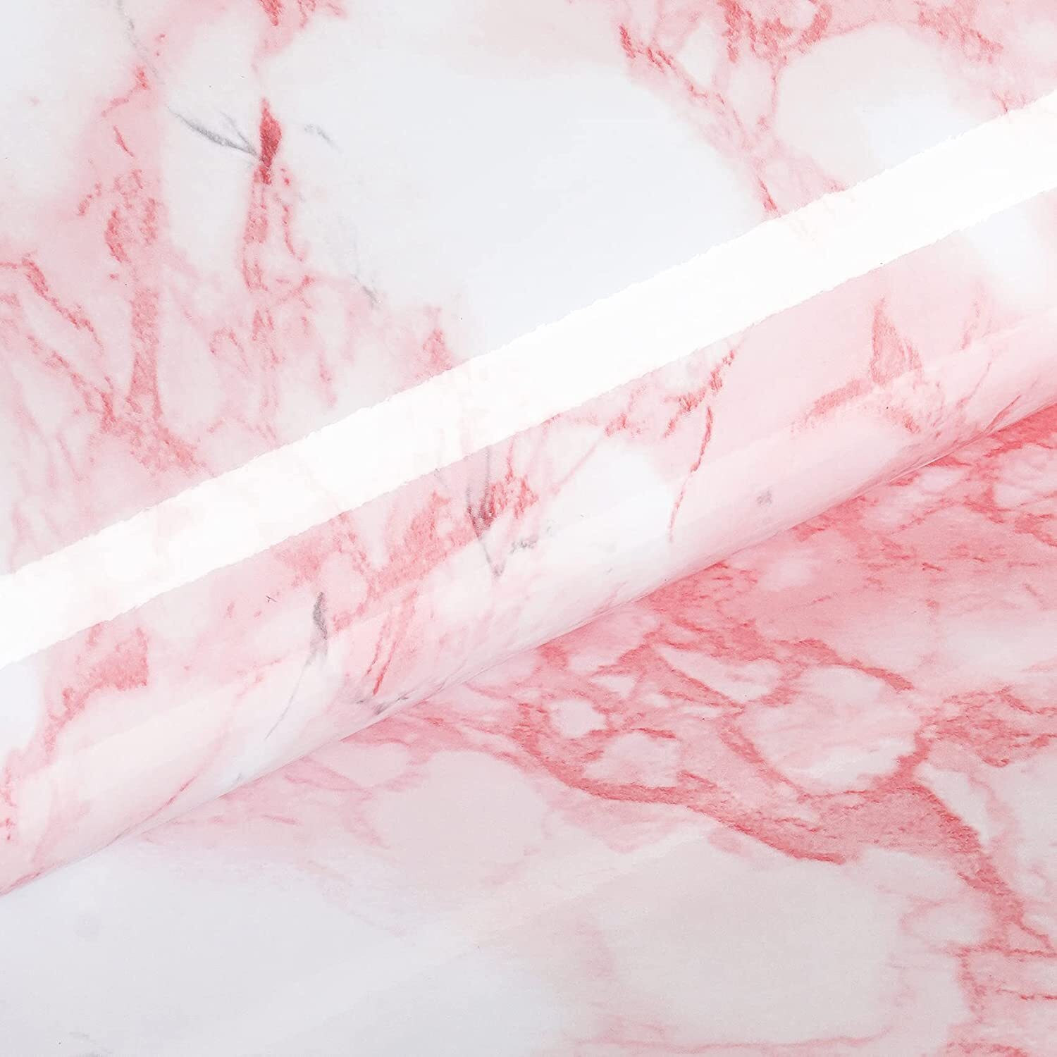 Image of Pamidhar 200 cm Self Adhensive Pink Marble Wallpaper Sticker For Decoration200x60cm(PACK OF1) Self Adhesive Sticker