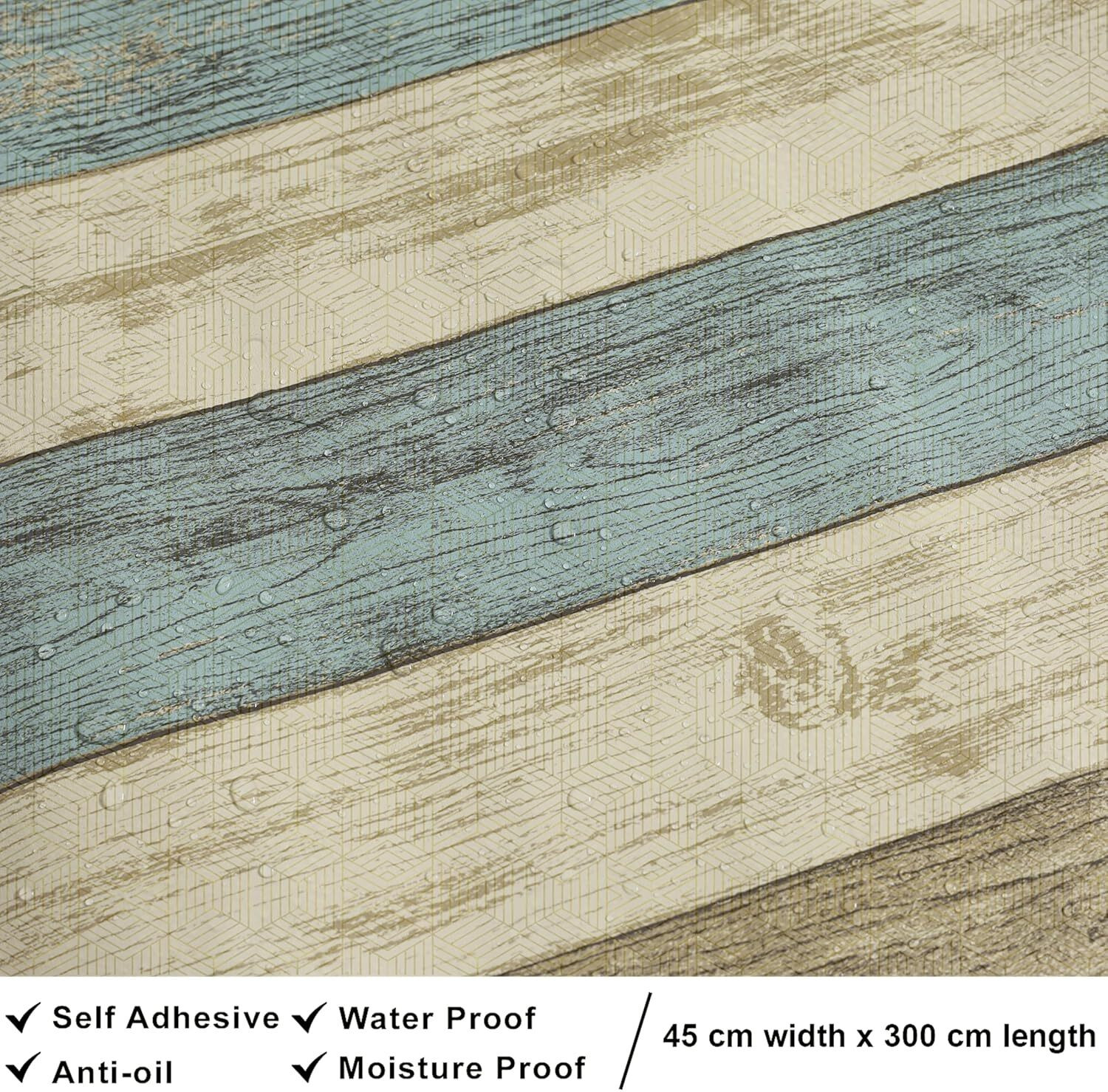 Image of HOMEMATES 304.8 cm x 45 cm Waterproof Nature Vinyl Wallpaper
