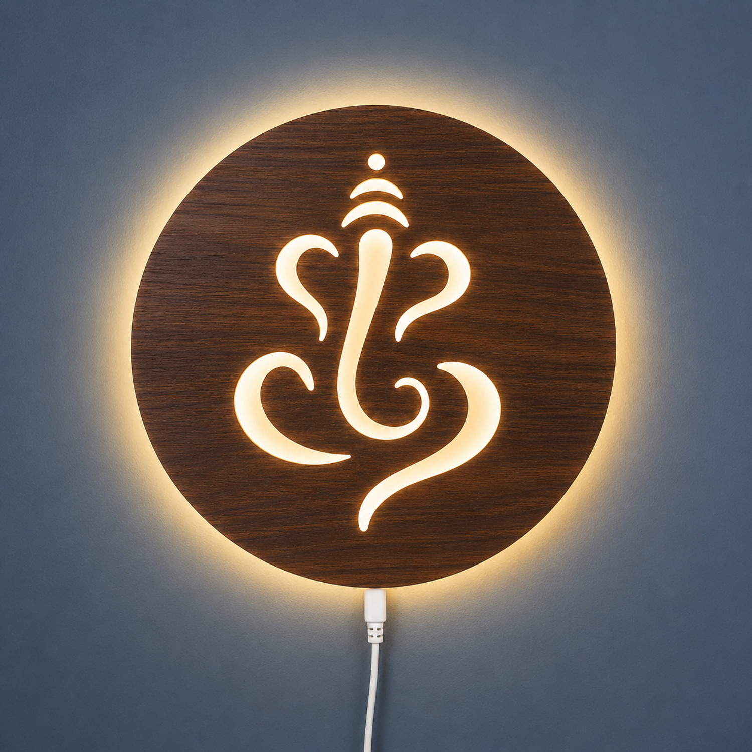 Image of GenZY Industries GANESHA-LED-28CM-MAGENTA