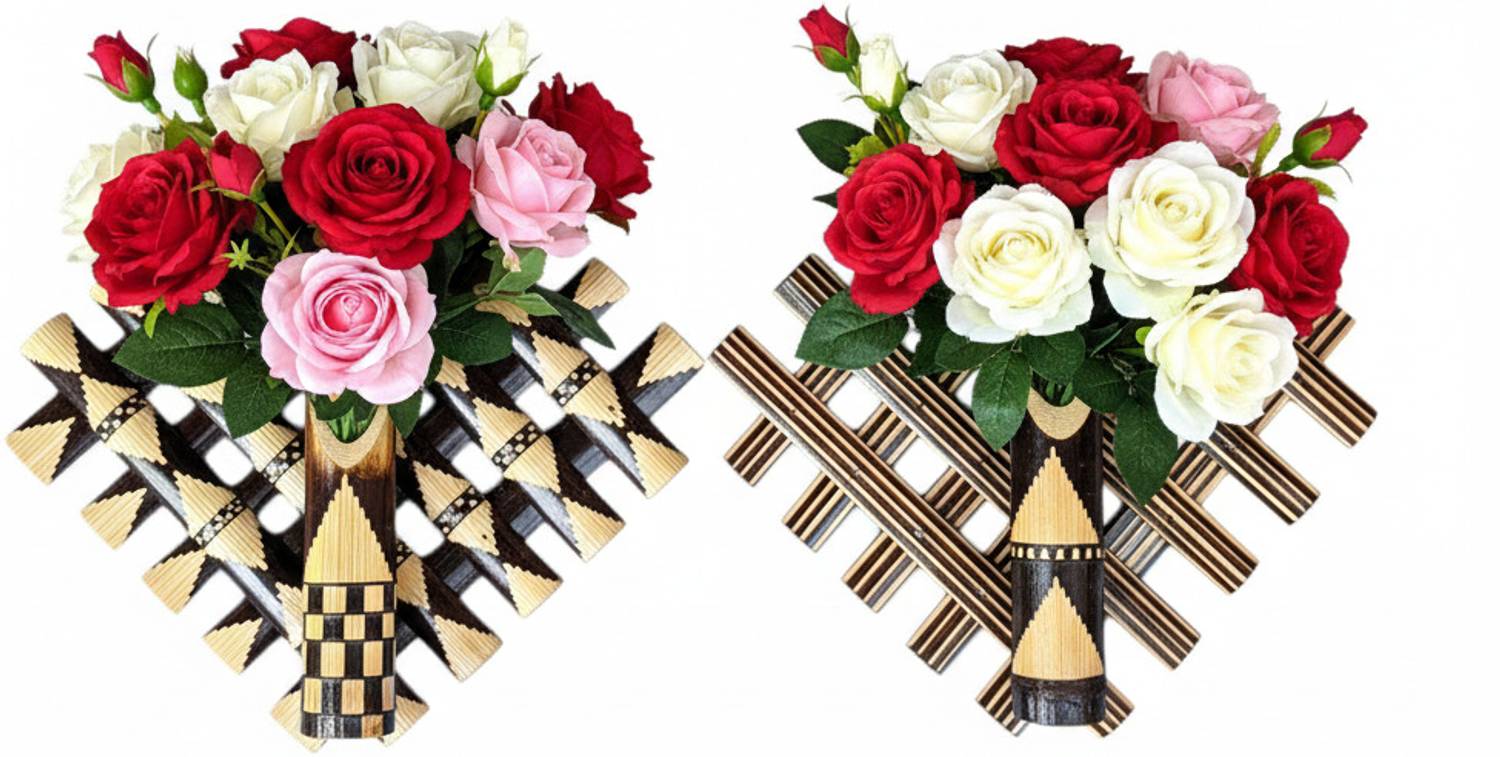 APIIFASHION Pack of 2 bamboo wall hanging Pack of 2