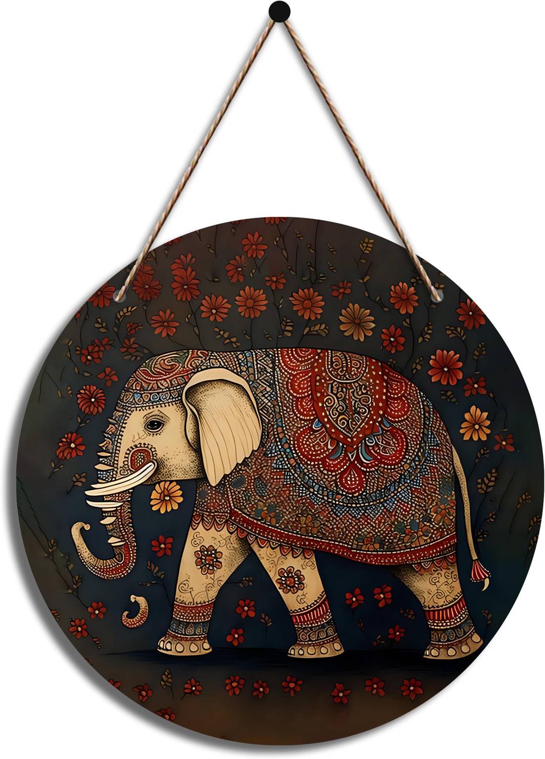 Yashoda Lining Store Wall Hanging Decorative Items Home Decoration Round Pattern _37