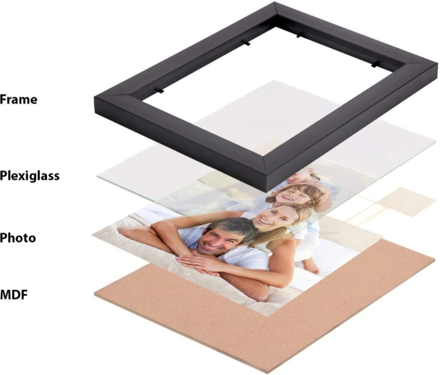 Image of Bajarang Art and Craft Wood Wall Photo Frame
