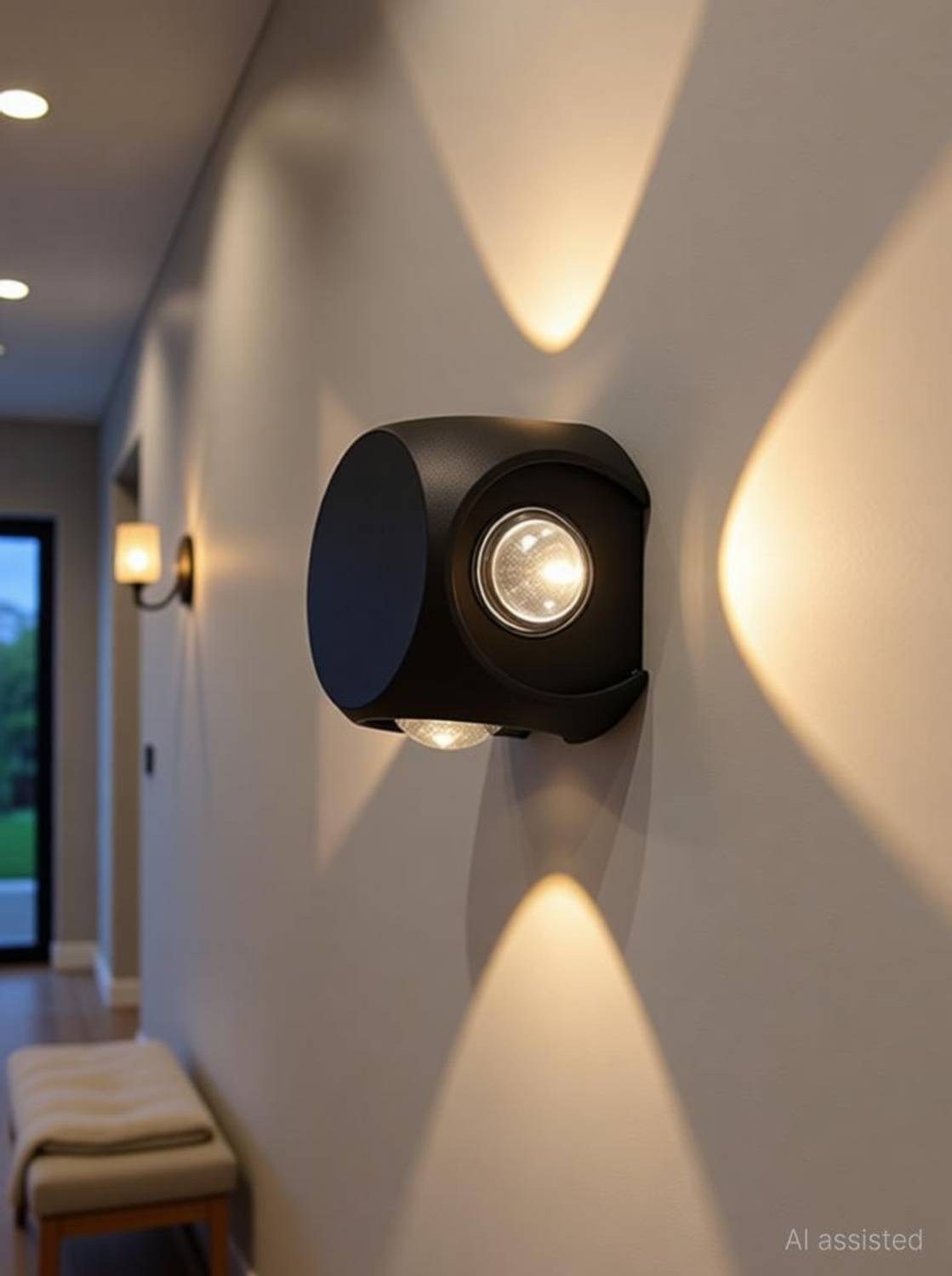 LUMINX Wallchiere Wall Lamp With Bulb