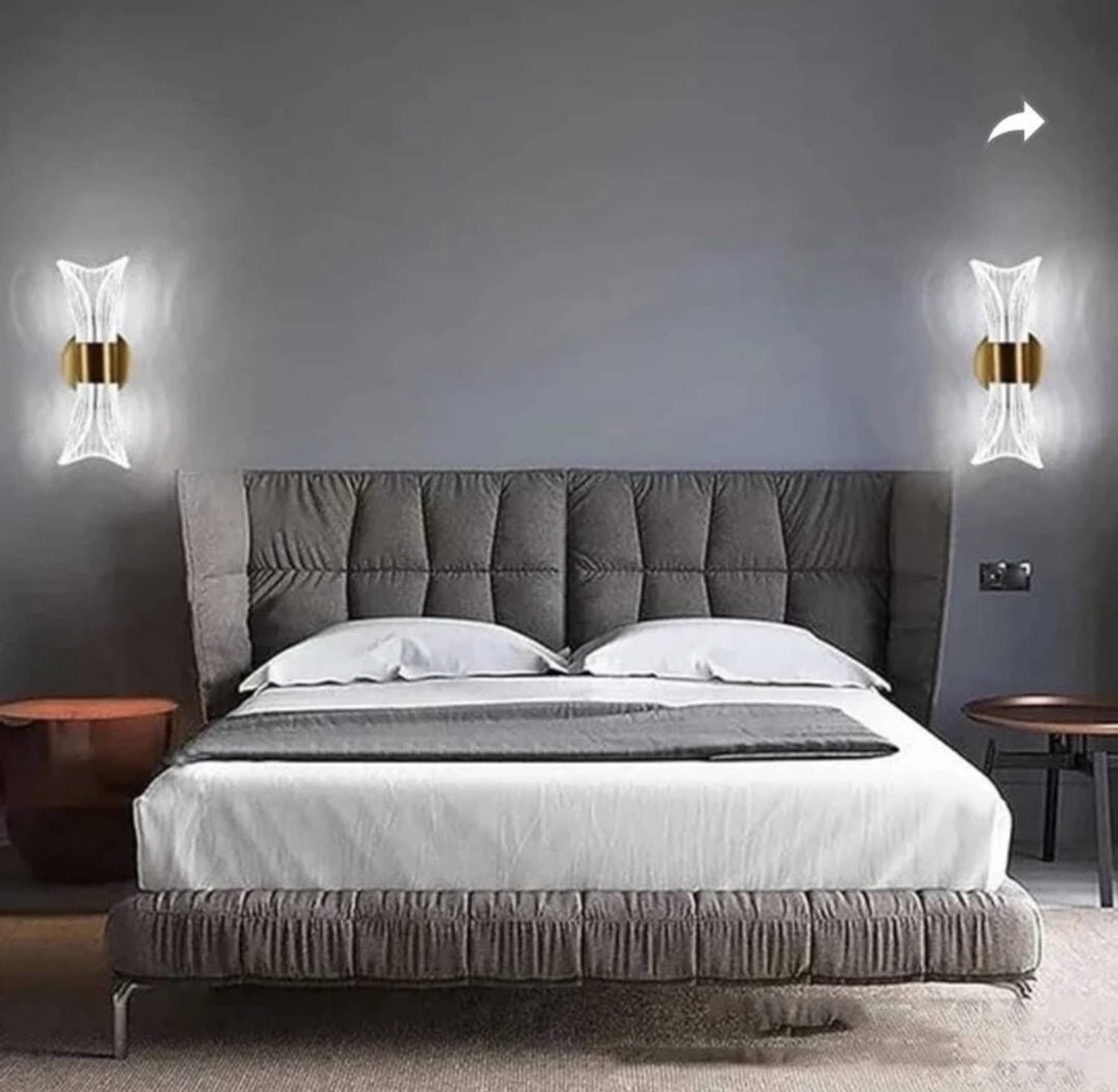 NEXLO Wallchiere Wall Lamp with Bulb Pack of 2 - Image 5