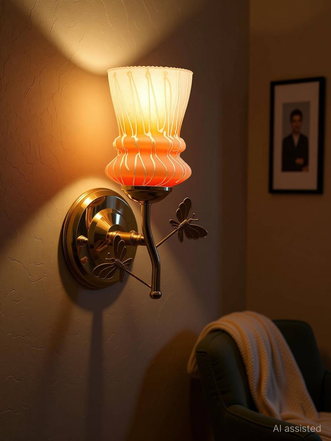 Awsm Wallchiere Wall Lamp Without Bulb