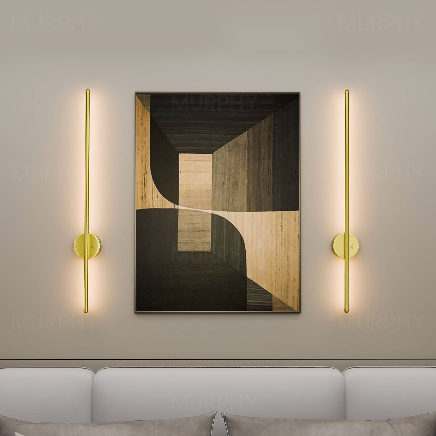 MURPHY Uplight Wall Lamp With Bulb (Pack of 2)