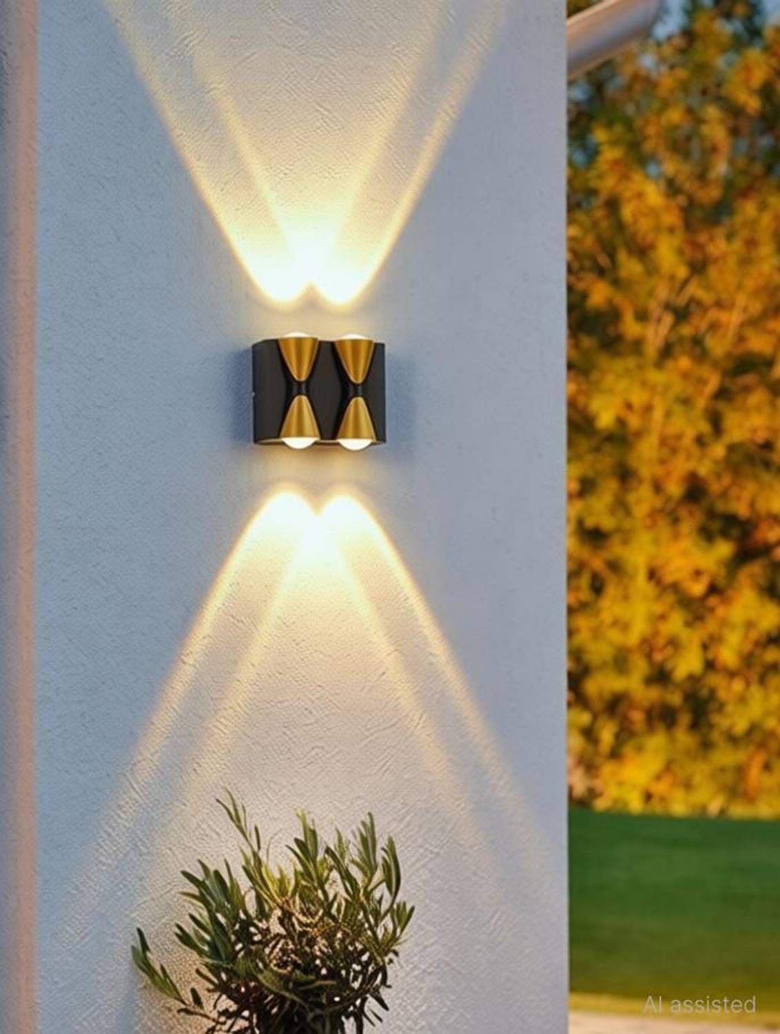 Blissbells Uplight Wall Lamp With Bulb