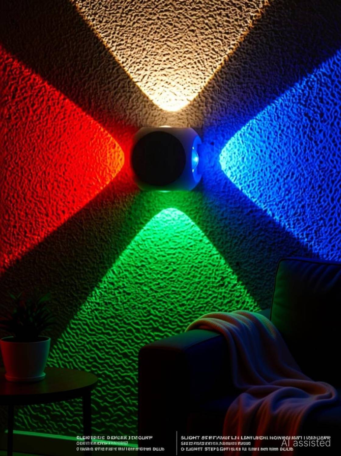 Blissbells Uplight Wall Lamp With Bulb