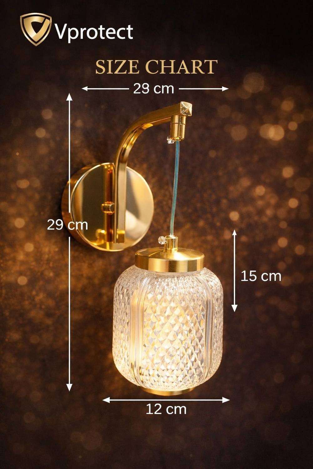 vprotect Wallchiere Wall Lamp With Bulb