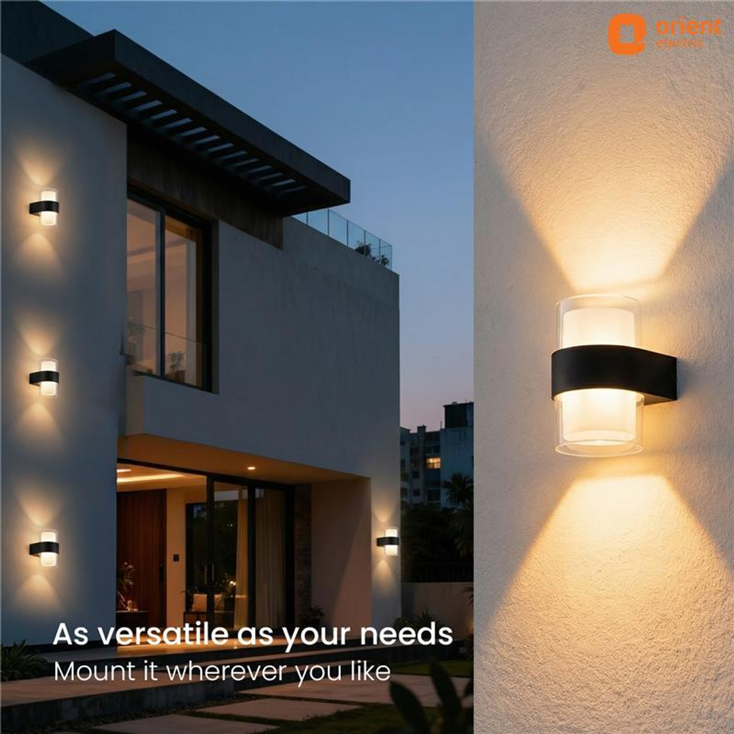 Image of Orient Electric Wallchiere Wall Lamp With Bulb