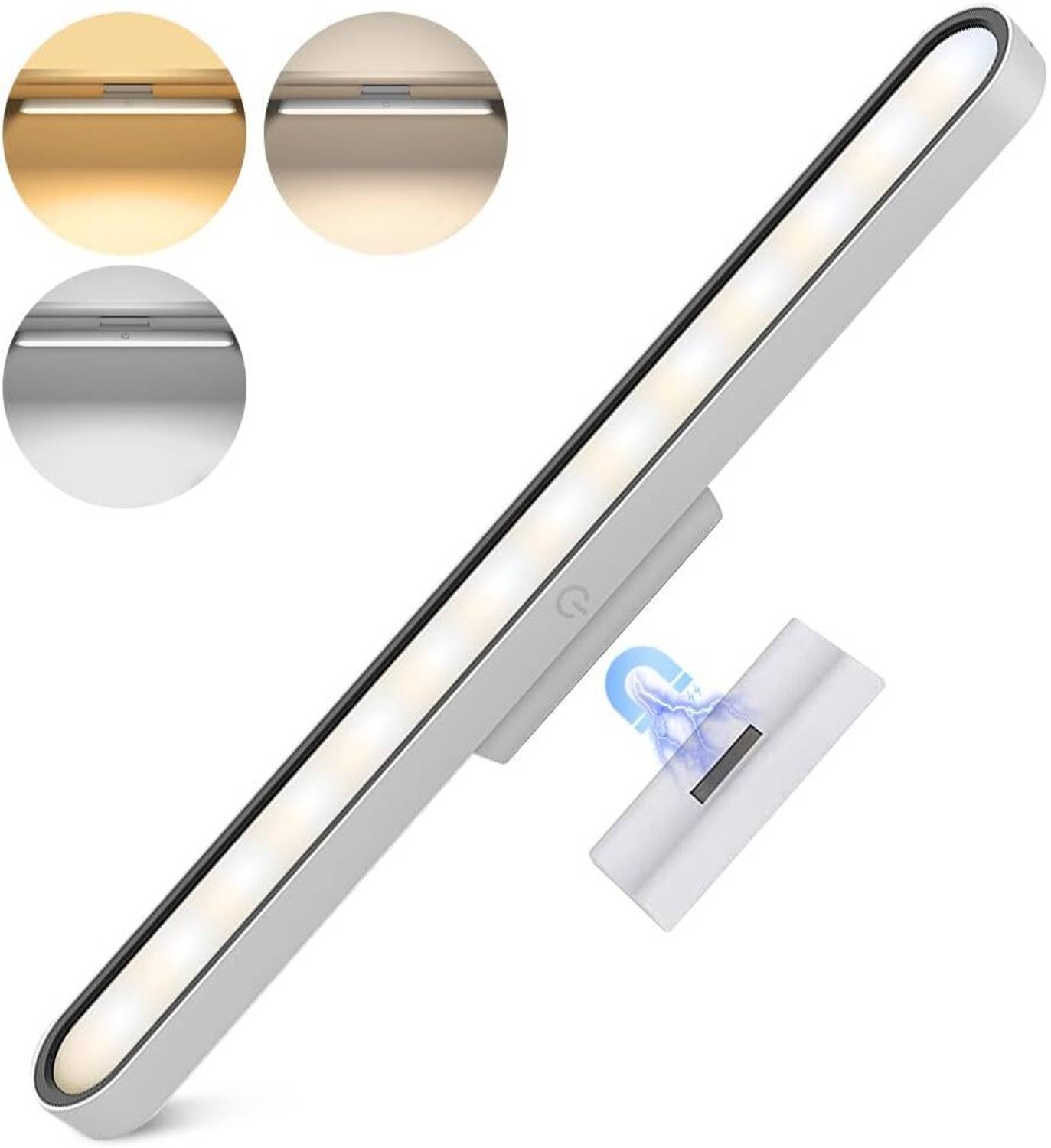 Lucinda Plastic Led Cabinet Lights With Magnet,Eye-Protection Study Light Table Lamp