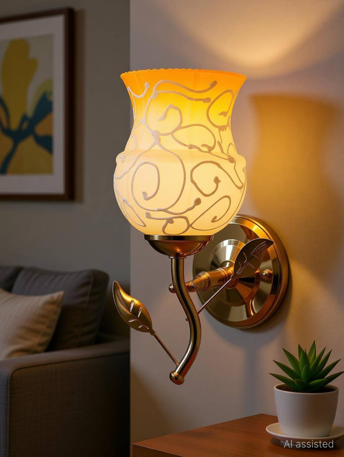 Awsm Wallchiere Wall Lamp Without Bulb