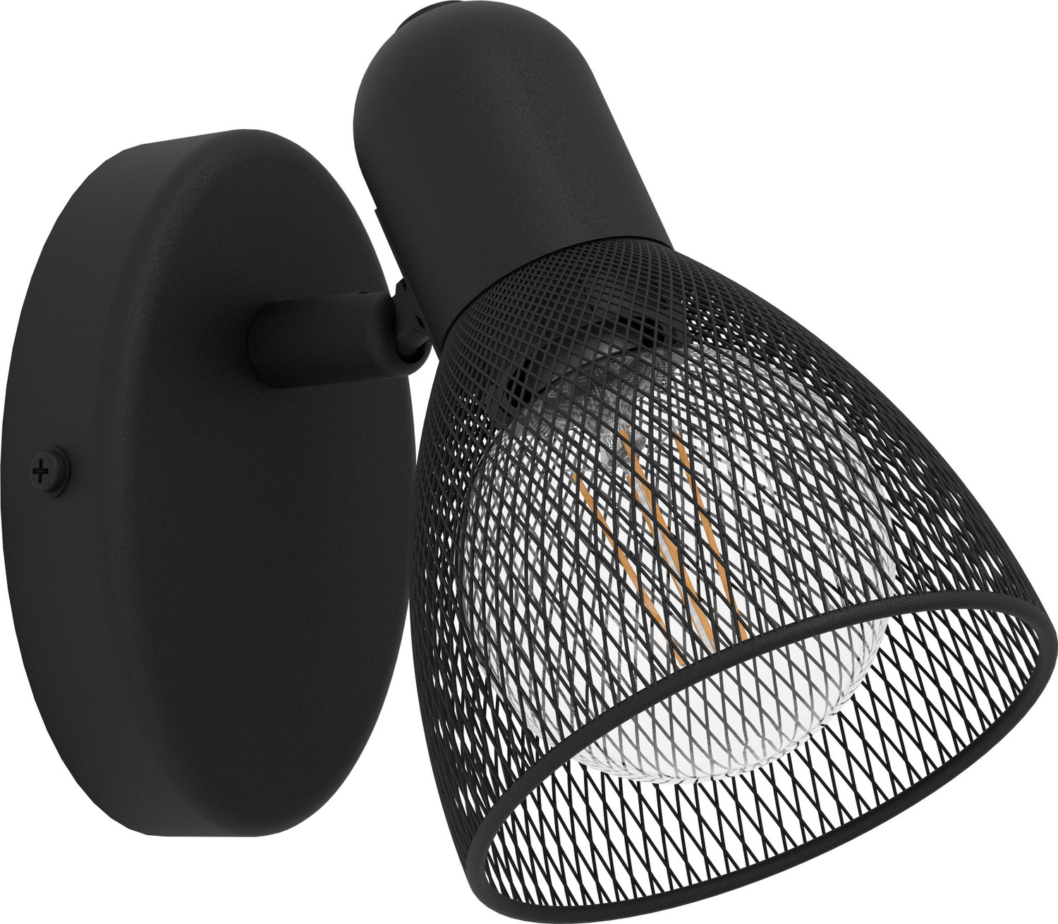 Image of Eglo Track Light Wall Lamp Without Bulb
