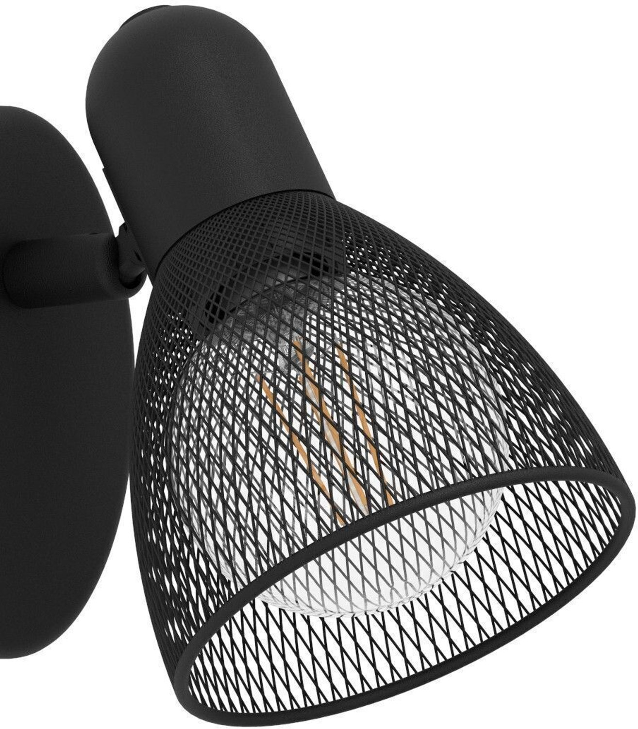 Image of Eglo Track Light Wall Lamp Without Bulb