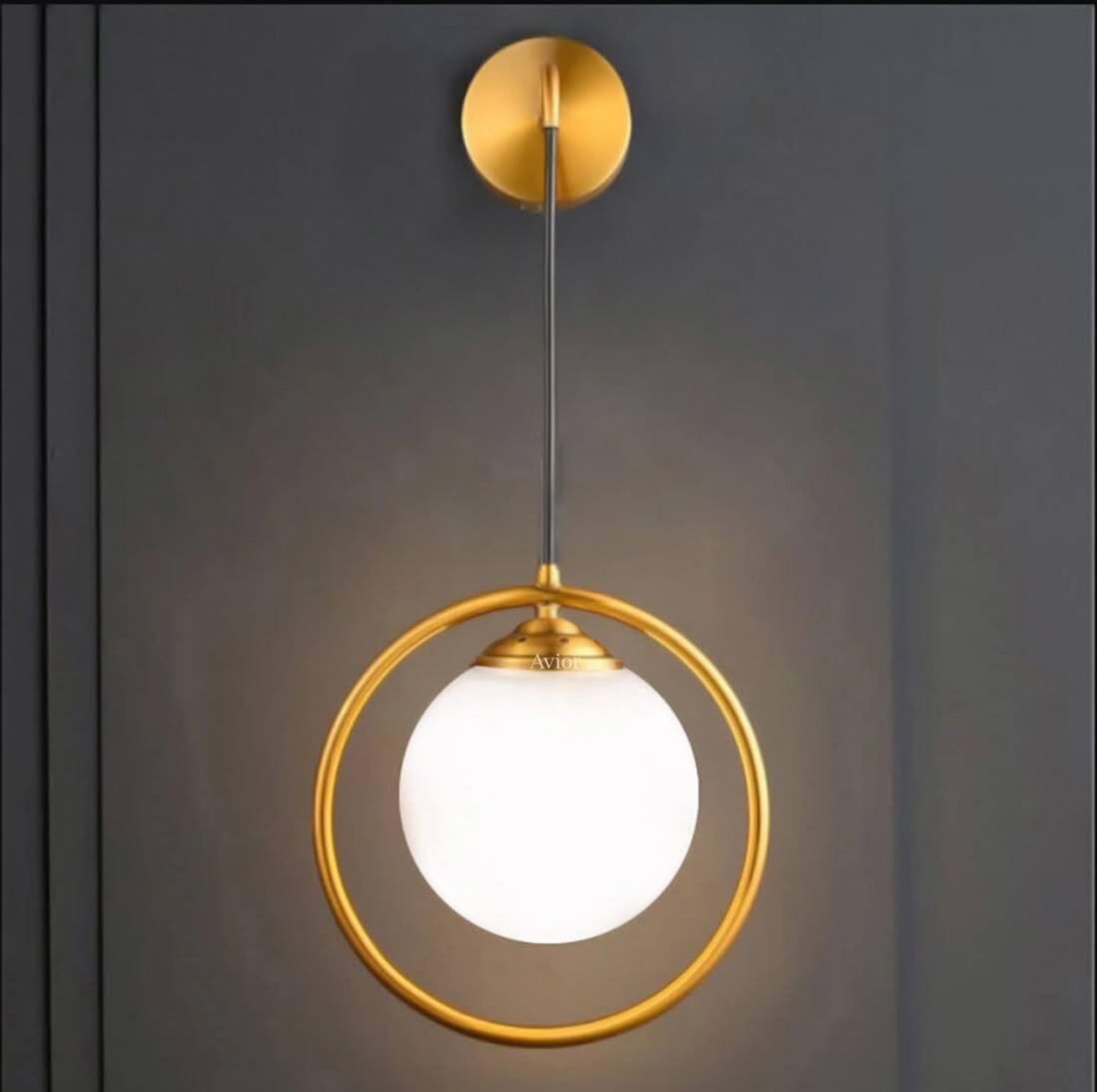 Image of Cruv Pendant Wall Lamp Without Bulb
