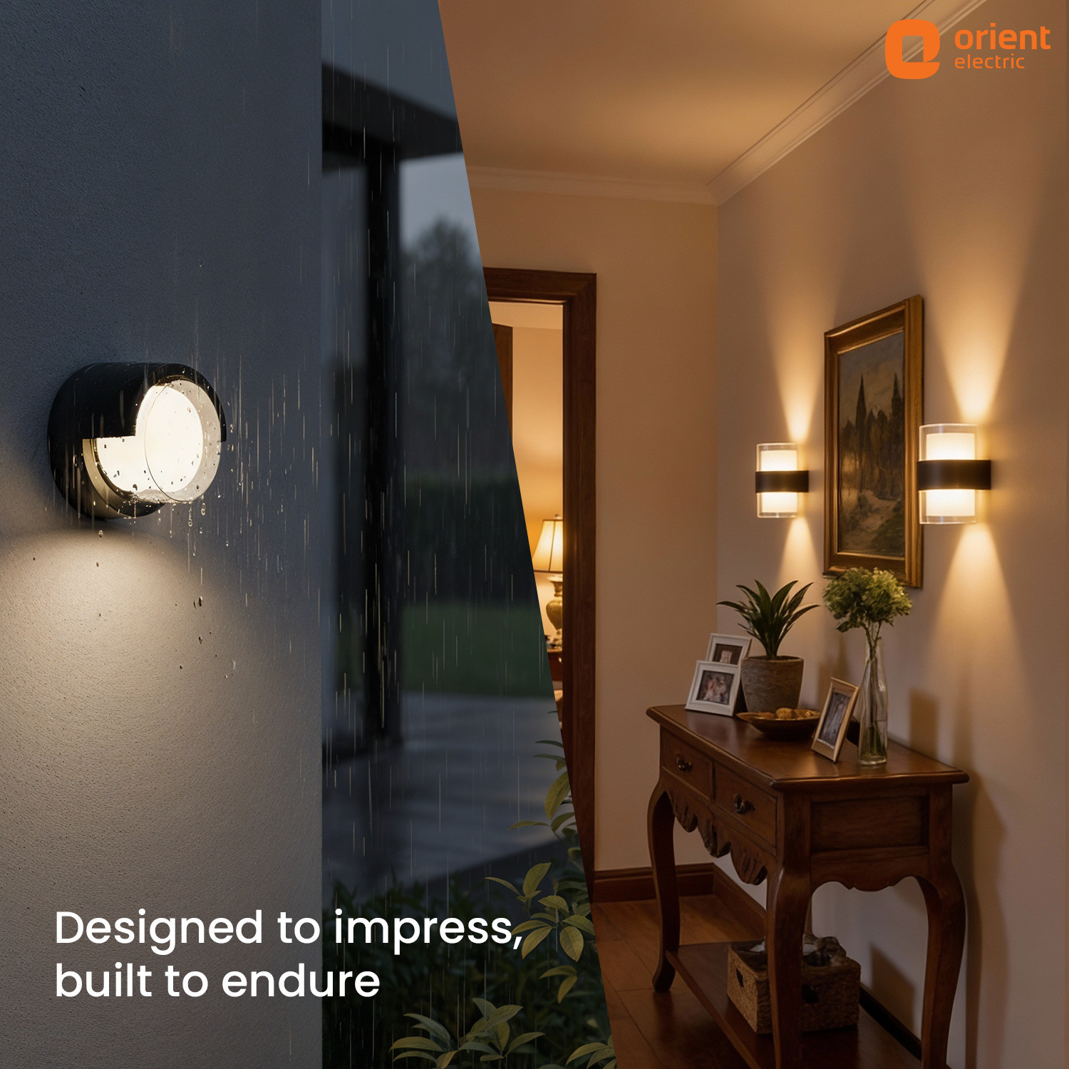 Image of Orient Electric Wallchiere Wall Lamp With Bulb