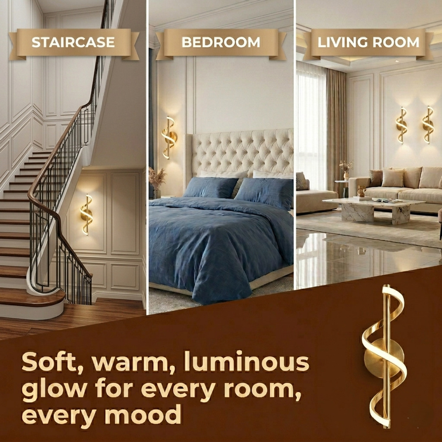 Image of GLOYO Wallchiere Wall Lamp With Bulb