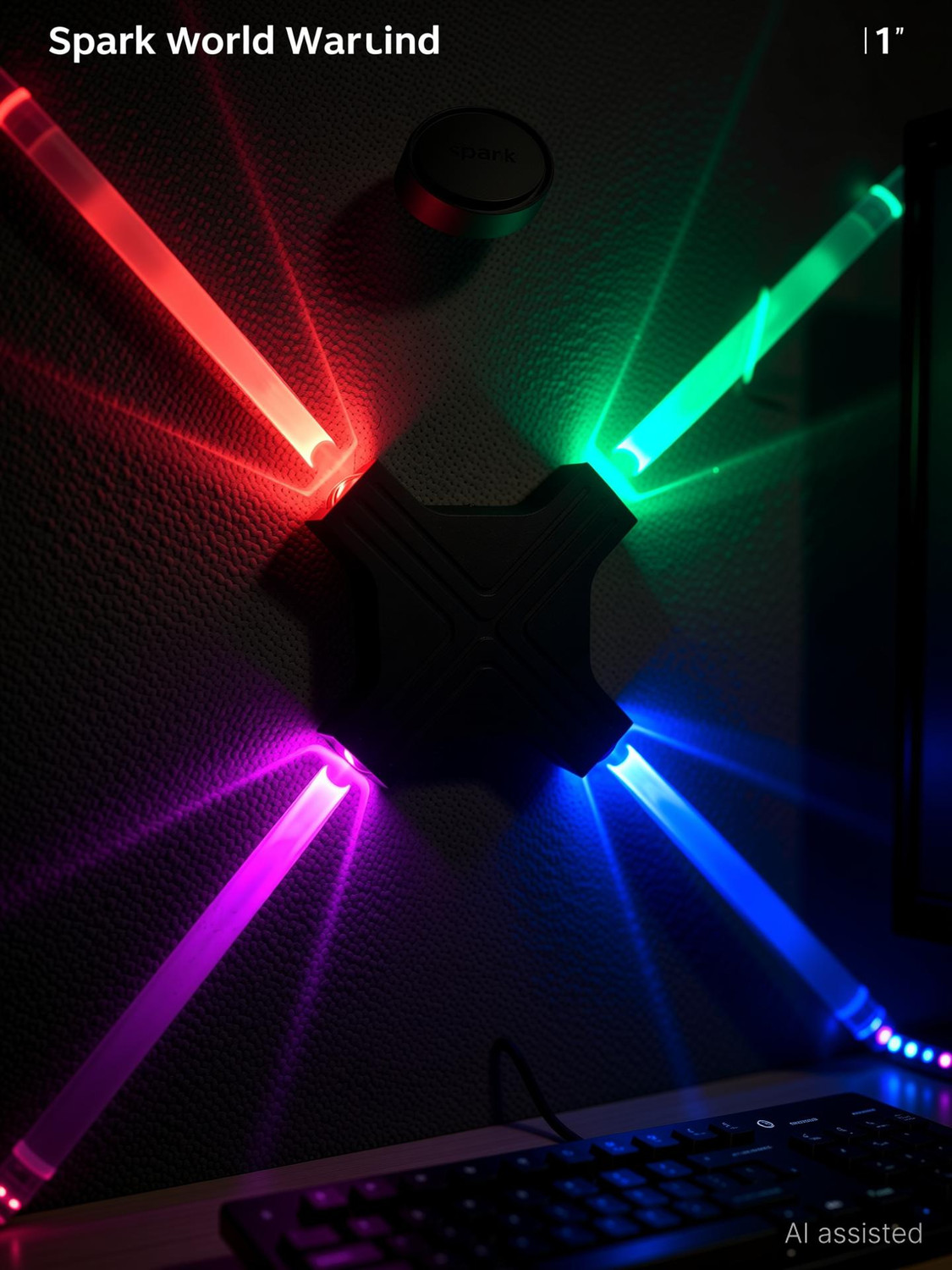 Image of spark world Wallchiere Wall Lamp With Bulb
